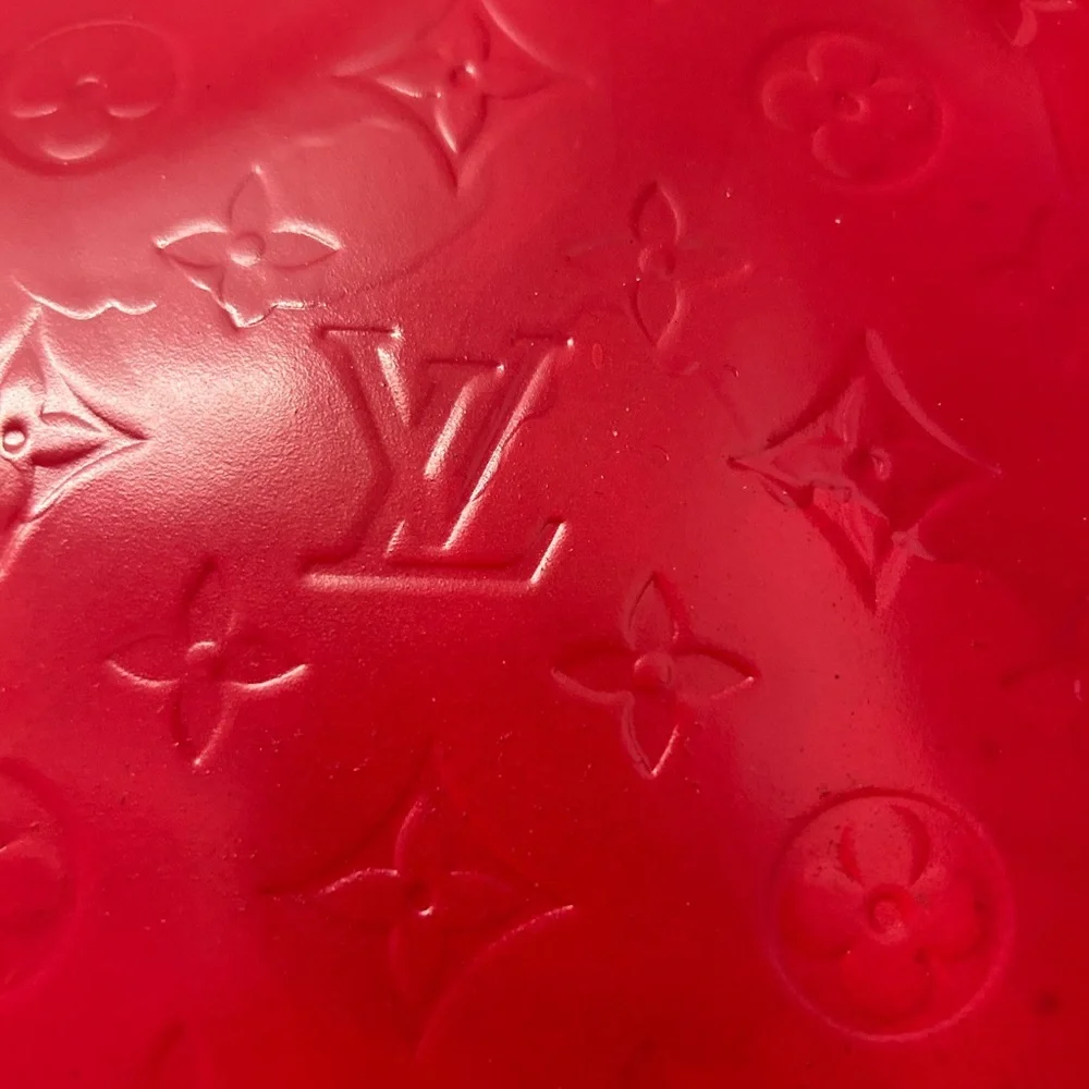 Louis Vuitton Glossy Cherry Red Monogram Tote - Picture 2 of 12